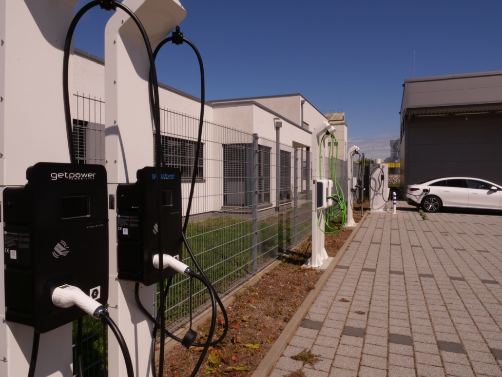 getpower Wallboxen auf Ladepfosten